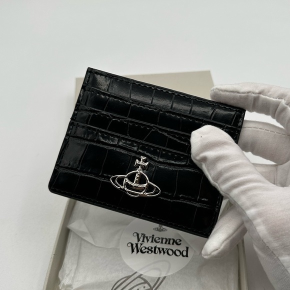 Vivienne Westwood Handbags - Vivienne Westwood Croc Embossed Card holder